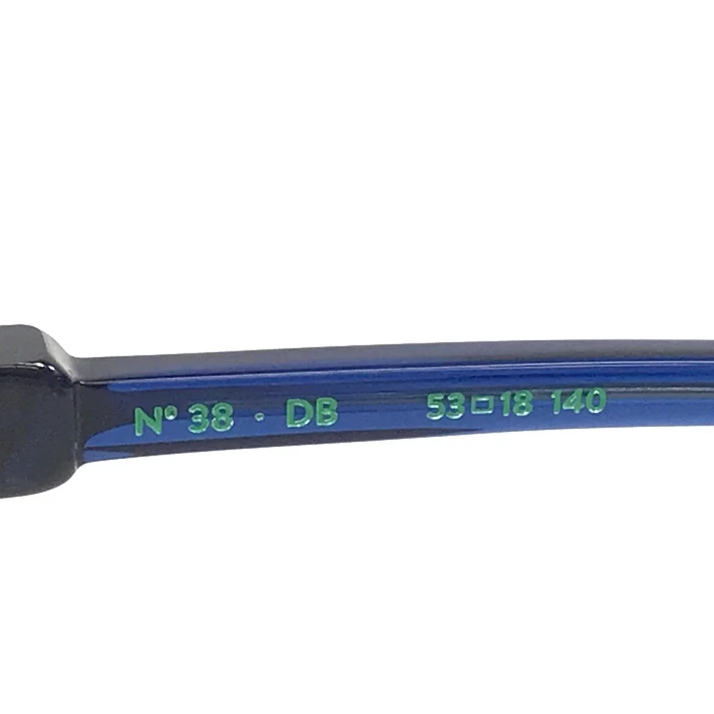 Etnia Barcelona Eyeglasses Frames CHROMA N38 DB Dark Blue Black 53-18-140